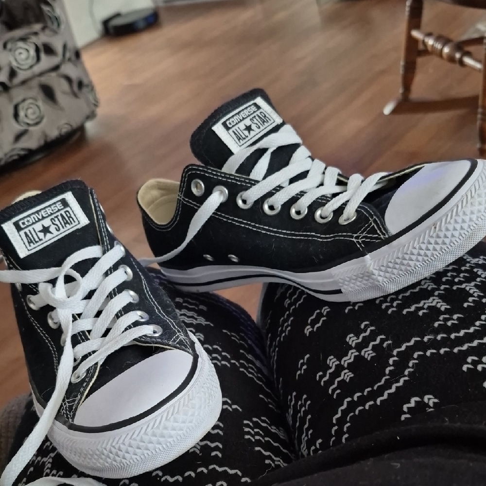 Converse Classic Black and White Sneakers